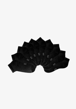 H.I.S 10 PAAR - SNEAKERSOCKEN - Schuhsohle/Fußbett - Schwarz -Modeschuhe b2caf975671f45fdbfc70c88c7419c37