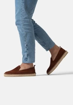 POSITANO - Espadrille - Red/brown/suede -Modeschuhe b34d2b9d36ba42bd97948ce66a39aa69