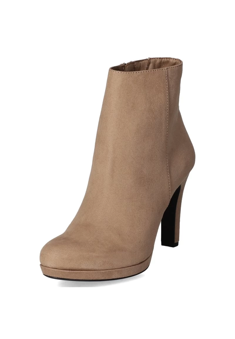 Tamaris High Heel Stiefelette - Taupe 7 Tamaris High Heel Stiefelette - Taupe – Bild 5