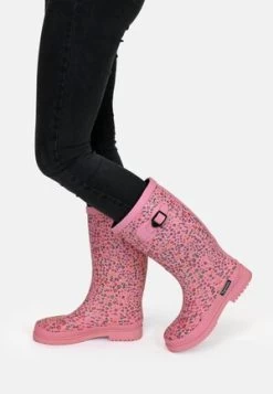 Gummistiefel - Pink Dunkelblau -Modeschuhe b5a3ad20dfbd4667aba15b79bac3870d