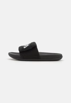 Nike Sportswear OFFCOURT ADJUST SLIDE - Pantolette Flach - Black/white