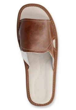 POTENZA - Pantolette Flach - Braun -Modeschuhe b86f842e30654207a9f4b7b4fbff18d5