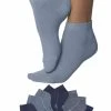 H.I.S 10 PAAR - SNEAKERSOCKEN - Schuhsohle/Fußbett - Blue/grey -Modeschuhe b892ee0b8ade4246b4868839916ba59e