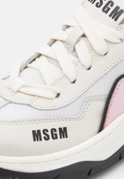 MSGM UNISEX - Sneaker Low - White/pink -Modeschuhe ba387daf967046cc9c59f0dc57c9faa7