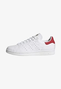 Adidas Originals STAN SMITH - Sneaker Low - Cloud White/better Scarlet/gold Metallic