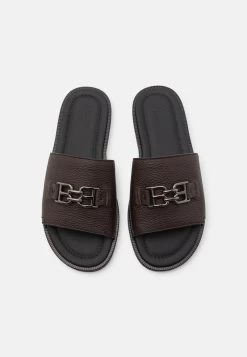 Bally JARETH - Pantolette Flach - Coffee -Modeschuhe bc23b506f52e4fa2a8f0a78dfd922941