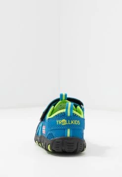 TROLLKIDS KIDS SANDEFJORD - Trekkingsandale - Medium Blue/lime -Modeschuhe bc9c449d3afb48d1aa2d2d4821502cbc