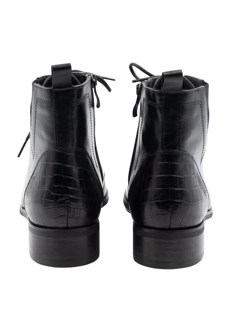 Usha Schnürstiefelette - Schwarz 5 Usha Schnürstiefelette - Schwarz – Bild 3