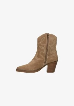 High Heel Stiefelette - Beige