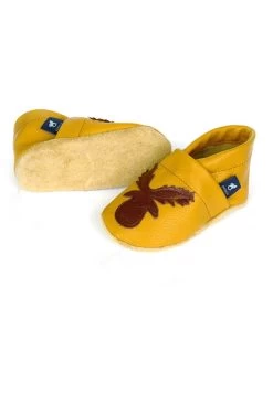 ELCH - Hausschuh - Gelb Braun -Modeschuhe c06f931c97a84865b18d7481b628fc32