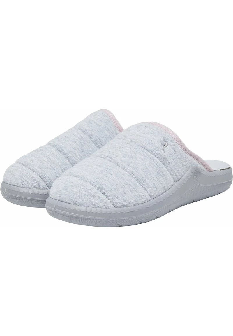 Pantolette Flach - Lightgrey Rose 4 Pantolette Flach - Lightgrey Rose – Bild 2