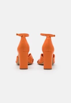 Minelli High Heel Sandalette - Orange -Modeschuhe c2f40b3c0b624f72928f98feefefaa57