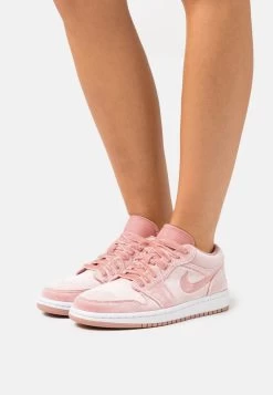 WMNS AIR JORDAN 1 LOW SE EDGE - Sneaker Low - Rust Pink/white