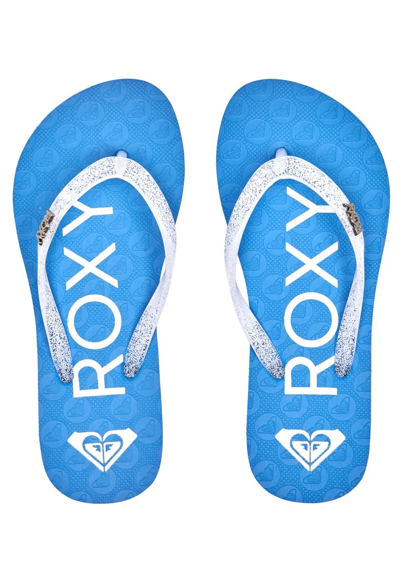Roxy VIVA SPARKLE - Zehentrenner - Blue/white 5 Roxy VIVA SPARKLE - Zehentrenner - Blue/white – Bild 3