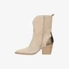 Cowboy-/Bikerstiefelette - Beige -Modeschuhe c7081ea72c6d4de09733bb8583fef773