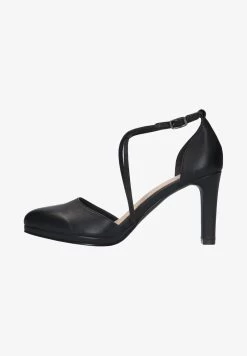 MIT STRASS-RIEMCHEN - High Heel Pumps - Schwarz