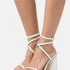 BLOOM - High Heel Sandalette - White -Modeschuhe cc0dd15edd854398a54f86a6be900546