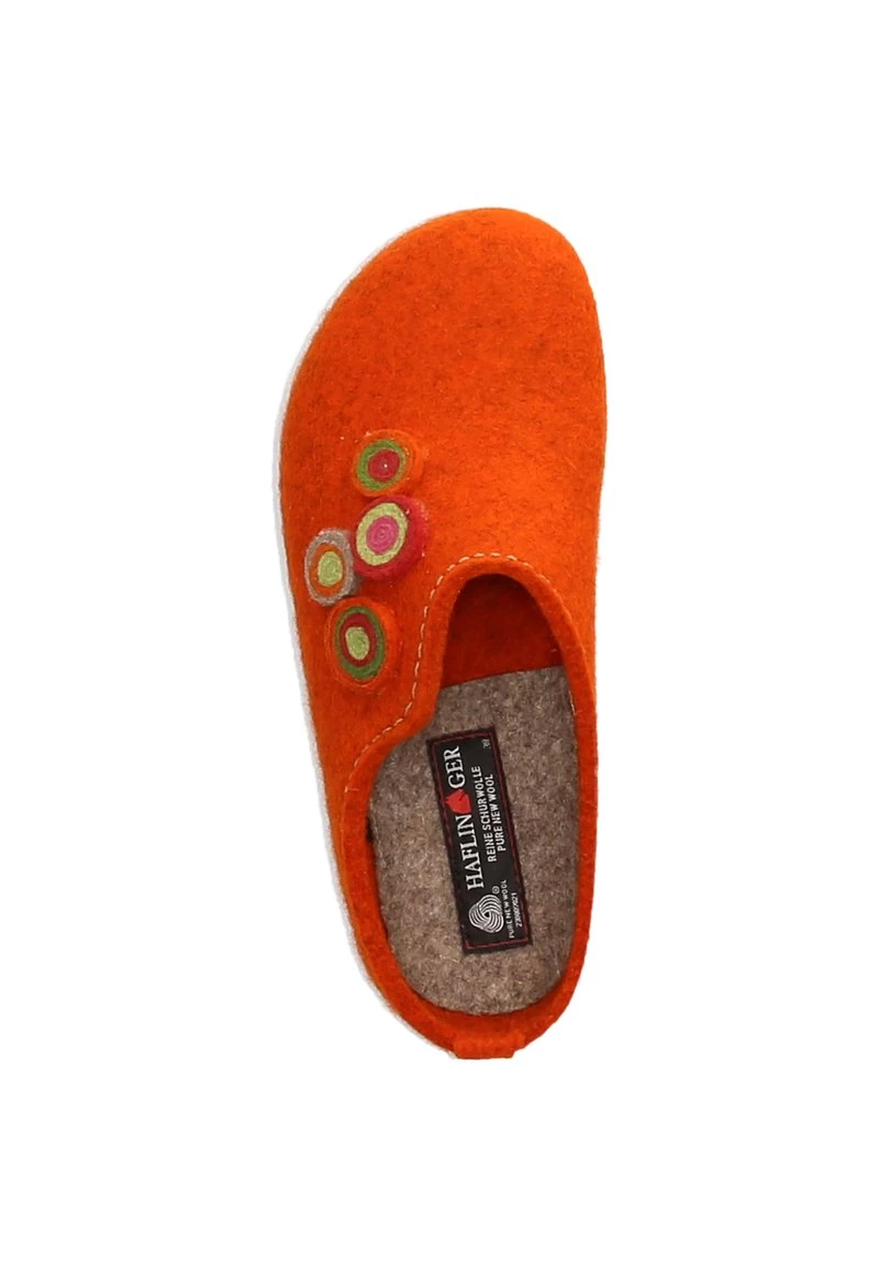 Haflinger GRIZZLY KANON - Hausschuh - Orange 4 Haflinger GRIZZLY KANON - Hausschuh - Orange – Bild 2