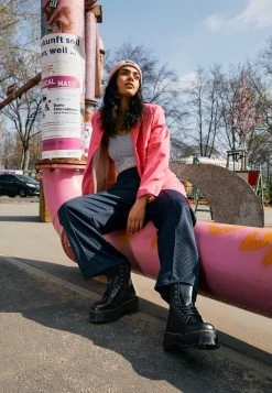 Dr. Martens JADON - Plateaustiefelette - Black -Modeschuhe cc8a79203c50425cb491c7f385c86943