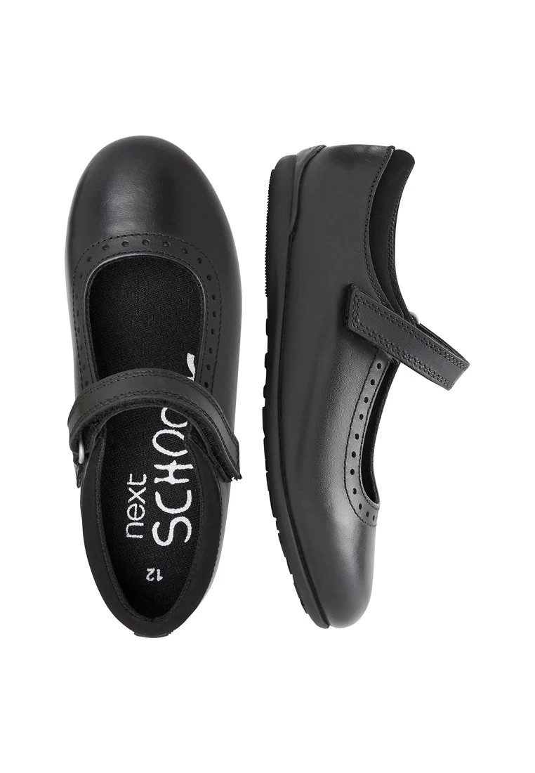 Next BLACK MARY JANE BROGUES - Riemchenballerina - Black 4 Next BLACK MARY JANE BROGUES - Riemchenballerina - Black – Bild 2