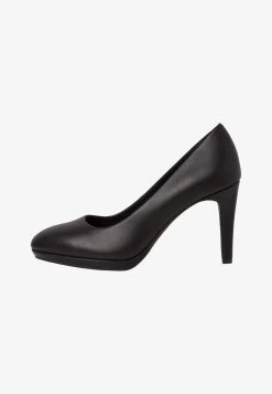 S.Oliver Plateaupumps - Black Nappa