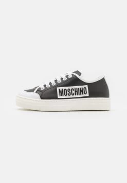 MOSCHINO UNISEX - Sneaker Low - Black/white