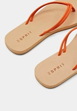 ESPRIT MIT KNOTEN-DETAIL - Zehentrenner - Orange -Modeschuhe d1786abbb51745339346d50a37ec65a2