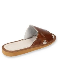 POTENZA - Pantolette Flach - Braun -Modeschuhe d198bbbc806a4558aee0f4b206b2881b