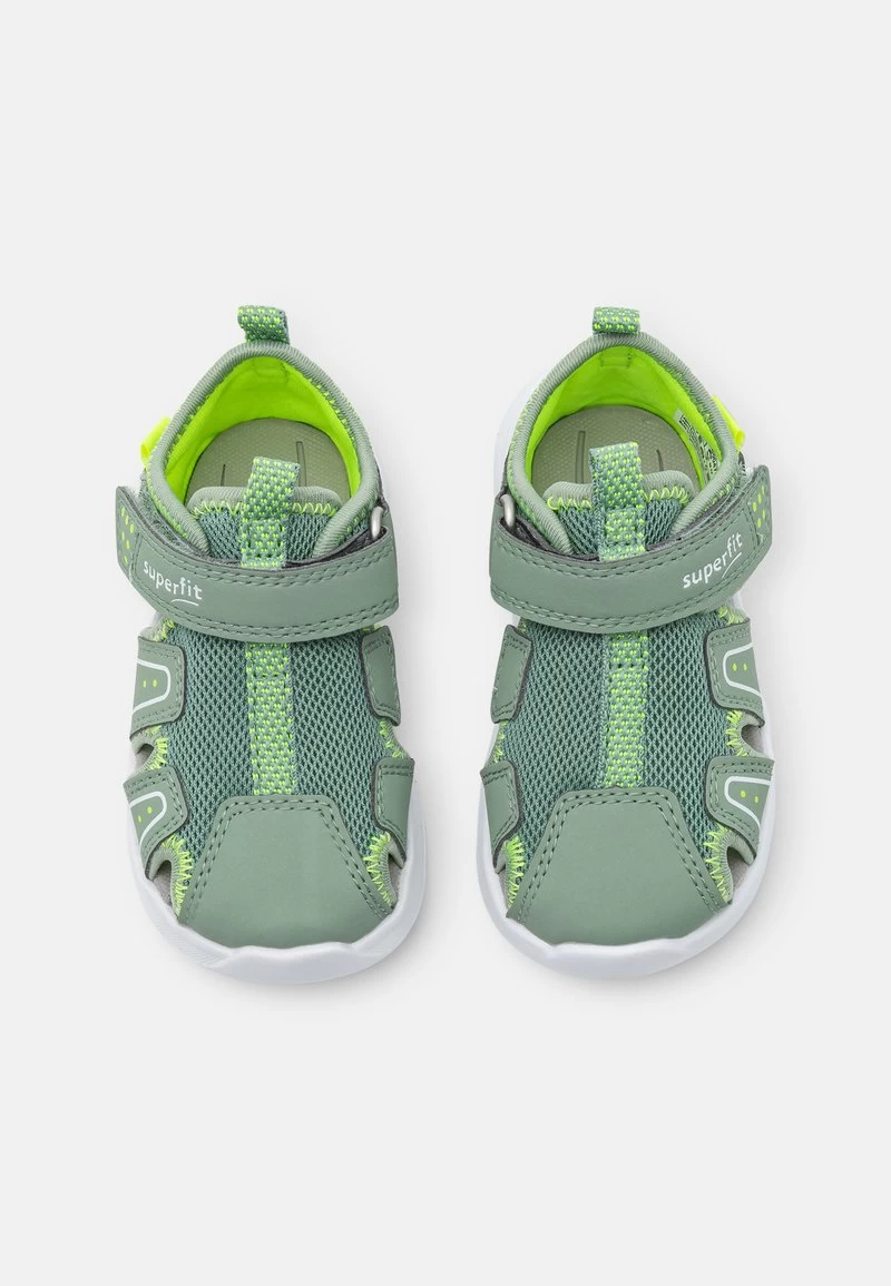 Superfit WAVE UNISEX - Riemchenballerina - Hellgrün/gelb 6 Superfit WAVE UNISEX - Riemchenballerina - Hellgrün/gelb – Bild 4