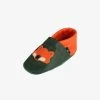 FUCHS - Hausschuh - Grün Orange -Modeschuhe d2ff91e1b7e64a2d9ba3cc0698e2156c