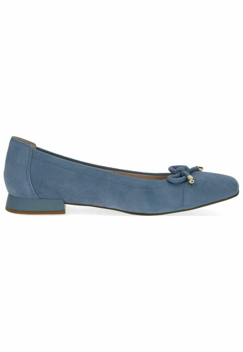 Caprice Klassischer Ballerina - Blue Suede 7 Caprice Klassischer Ballerina - Blue Suede – Bild 5