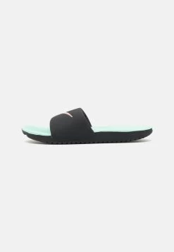 Nike Performance KAWA SLIDE UNISEX - Badesandale - Off Noir/metallic Red Bronze/mint Foam