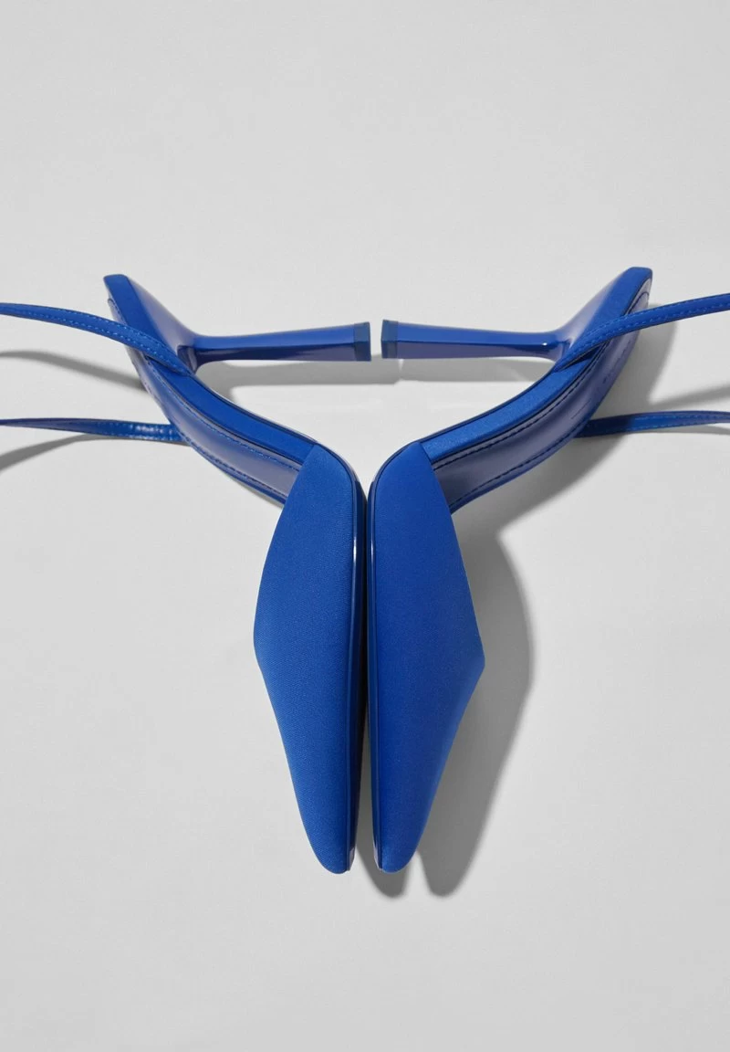 BERSHKA High Heel Pumps - Metallic Blue 7 BERSHKA High Heel Pumps - Metallic Blue – Bild 5