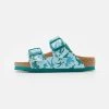 Birkenstock ARIZONA KIDS BIG DINO UNISEX - Pantolette Flach - Light Blue -Modeschuhe d57f9323eb5d4aaab101975fe03ca7e1