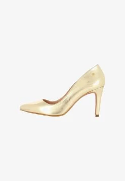 High Heel Pumps - Gold