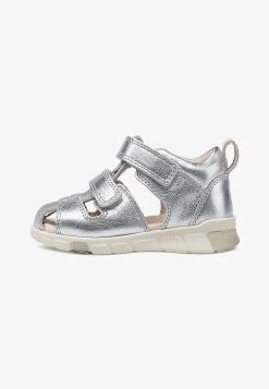 ECCO MINI STRIDE FISHER - Trekkingsandale - Metallics Pure