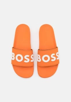 Boss KIRK UNISEX - Badesandale - Bright Orange -Modeschuhe d7557611d4d04c9caa59f893c8401c97