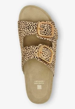 Next DOUBLE STRAP - Pantolette Flach - Animal -Modeschuhe d7cae4f779fb4dd599a2b72f83d1d5e2