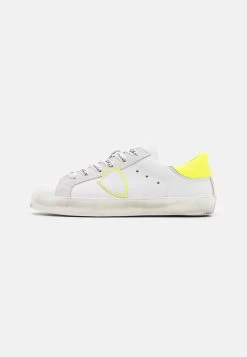 Philippe Model UNISEX - Sneaker Low - White/neon Yellow