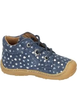 DOTS - Sportlicher Schnürer - Blau -Modeschuhe d96236eb3b924380b849319ba0bff64b