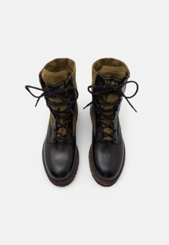 BELSTAFF TROOPER - Schnürstiefelette - Black -Modeschuhe d978b6ff738042609fe60f15f5385b6d