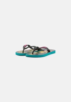 Havaianas TOP LOGOMANIA COLORS UNISEX - Bade-Zehentrenner - Green -Modeschuhe db7dba43e7254d1c823e37c2c648c2ca