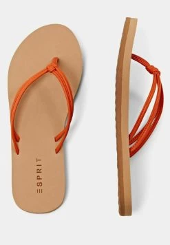 ESPRIT MIT KNOTEN-DETAIL - Zehentrenner - Orange -Modeschuhe dba2055221c74f63973c5ff7456ba138