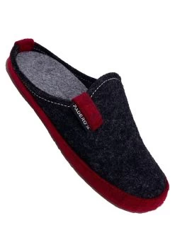 TONI - Hausschuh - Graphit Rot -Modeschuhe dc2133164b414633a056318ecad82509