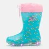 LICO POWER BLINKY - Gummistiefel - Türkis/rosa -Modeschuhe ddcb839ba5e841e2a43b8b3345d1fe55