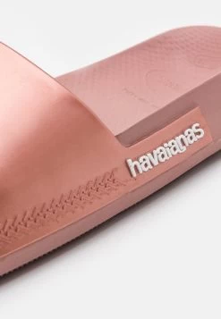 Havaianas SLIDE CLASSIC METALLIC - Pantolette Flach - Crocus Rose -Modeschuhe df300b53b81f4745a711c7d80ff831da