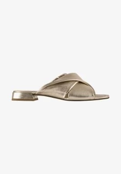 CATHRYN - Pantolette Flach - Lightbronce