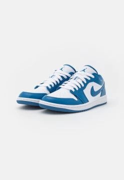 AIR JORDAN 1 - Sneaker Low - White/dark Marina Blue -Modeschuhe e26790cb6acc4884ae3fd069e5addad9