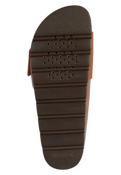 Geox D BRIONIA HIGH - Pantolette Flach - Brown -Modeschuhe e27d0dc32ad54dc2952d77c5f39fb9d7