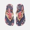 Havaianas KIDS TOP PETS - Zehentrenner - Navy Blue/rose Gold -Modeschuhe e31d65ad4be446edb5e0745af6ad6068